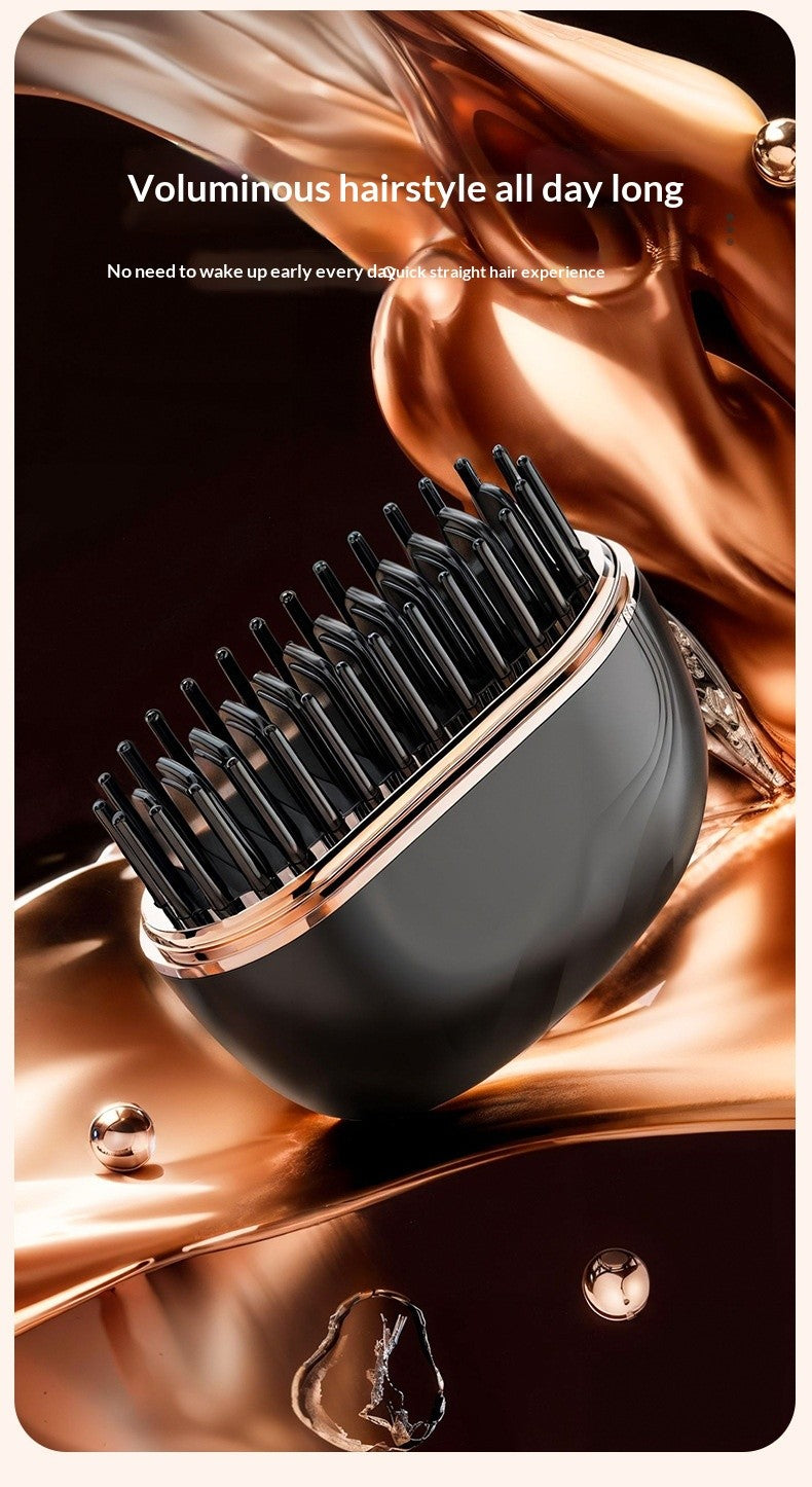 Mini Portable Hair Straightener Comb — USB Rechargeable